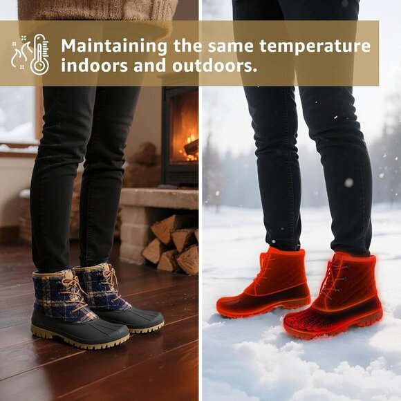 Waterproof Durable Winter Duck Boots for Women - Picture 6 of 9